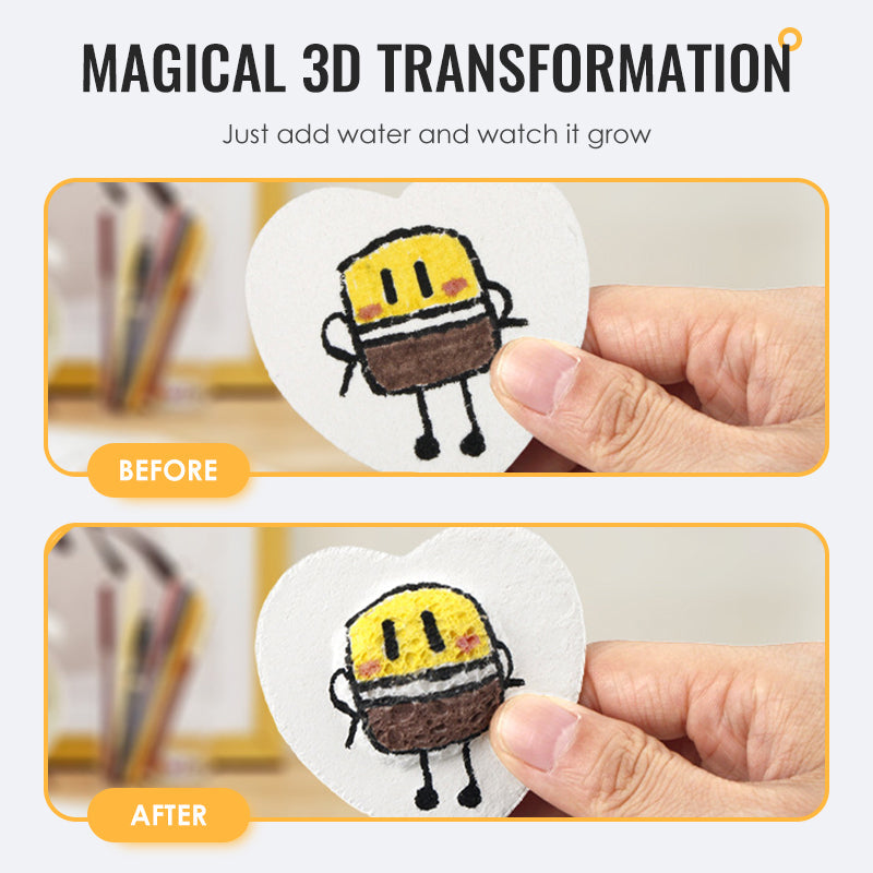 💥Limited-time 49% discount💥 Amazing 3D Foam Texture Painting Set