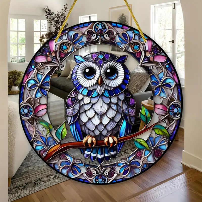 🔥69% OFF🦜Stained glass window decoration in the shape of a bird
