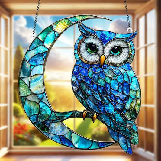 🔥69% OFF🦜Stained glass window decoration in the shape of a bird