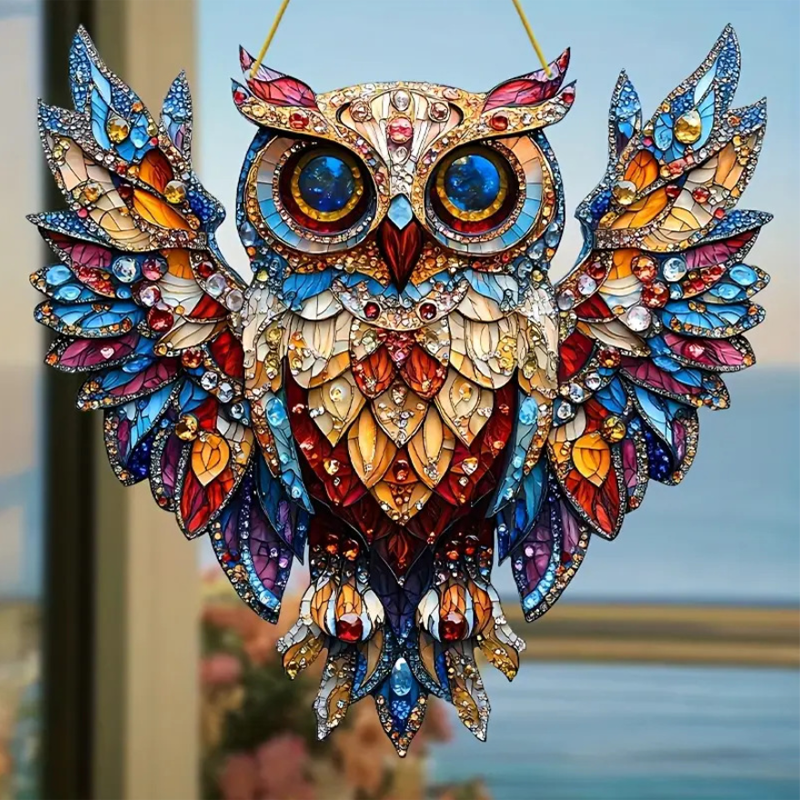 🔥69% OFF🦜Stained glass window decoration in the shape of a bird
