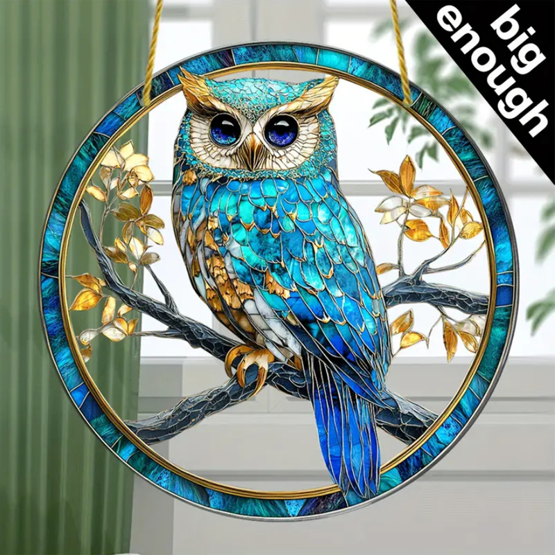 🔥69% OFF🦜Stained glass window decoration in the shape of a bird