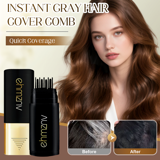 🔥 50% OFF! 🌿✨ Instant Grey Hair Cover-Up Comb – Quick and natural touch-ups 💁‍♀️💫