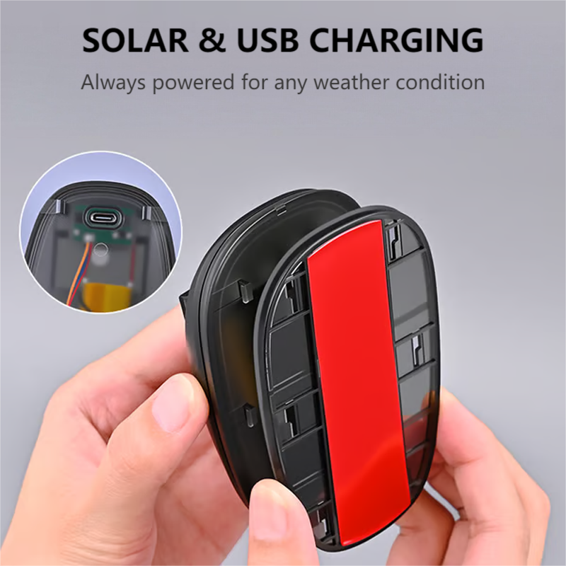 ⏳Limited-time 50% off⏰Waterproof Solar Car Roof Light with Remote🚗🔦