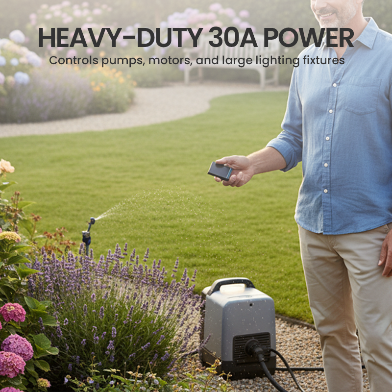 30A High-Power Wireless Remote Control Switch Kit