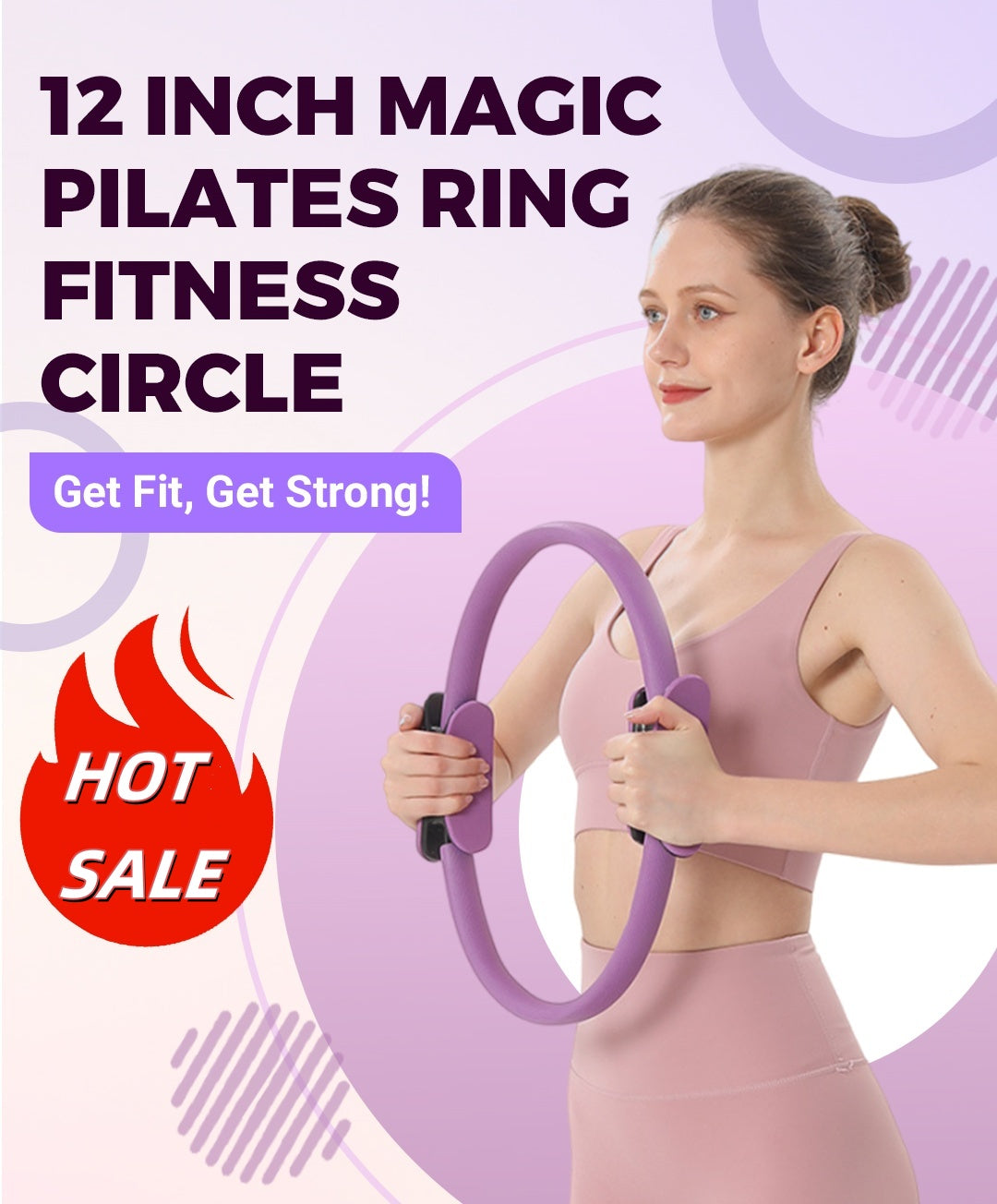 ✨ Shape, strengthen, and improve your posture—the all-in-one Pilates ring for every fitness level! ✨