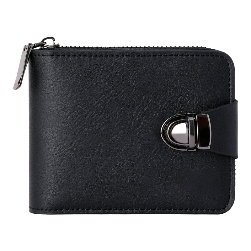🧳 50% OFF NOW! 🕰️ Compact Vintage Men's Zipper Wallet – Durable Material, Classic Design & Perfect Travel Companion ✈️