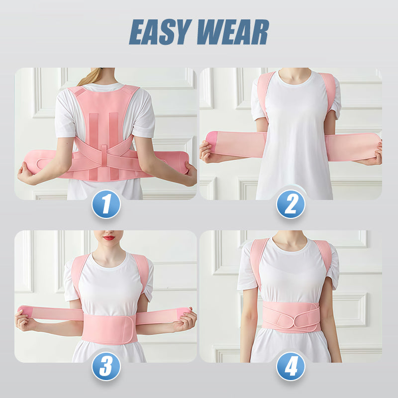 🔥HOT SALE 56%OFF🔥Steel Plate Back Support Posture Corrector