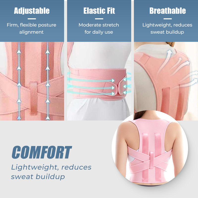 🔥HOT SALE 56%OFF🔥Steel Plate Back Support Posture Corrector