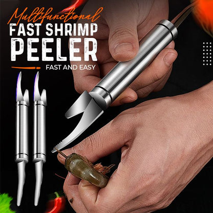 🚀🦐 BOGO！3-Second Shrimp Deveiner | Your Kitchen Efficiency Tool