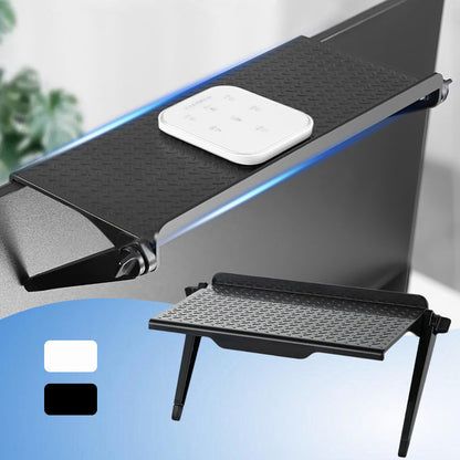 🔥Adjustable top shelf for TV - No drilling required