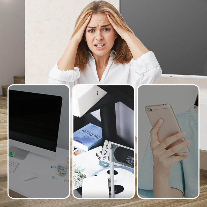 🔥Adjustable top shelf for TV - No drilling required