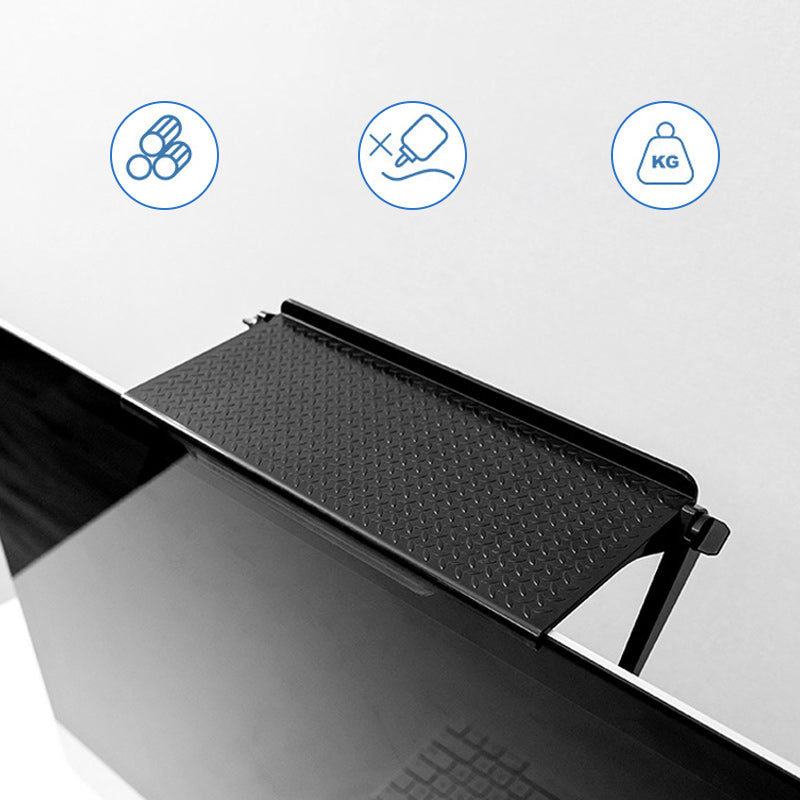 🔥Adjustable top shelf for TV - No drilling required