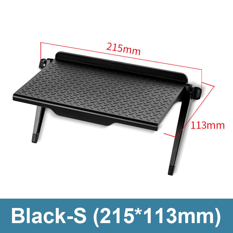 🔥Adjustable top shelf for TV - No drilling required