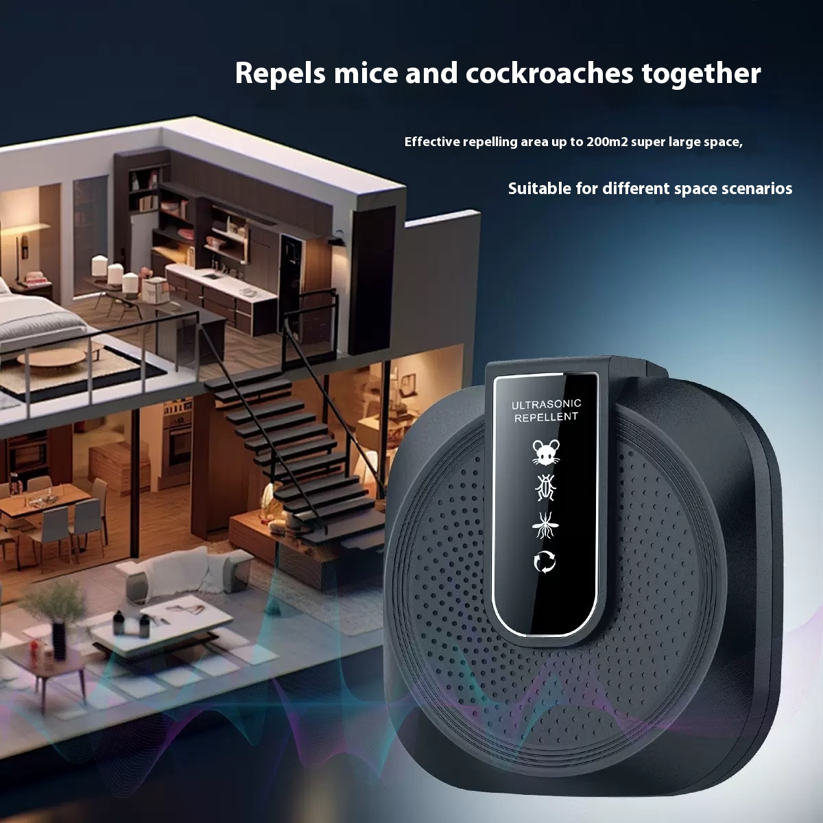 🔥2026 New Arrivals: 50% Off for a Limited Time!🔥Ultrasonic anti-boating and rat repeller is powerful - 360° smart technology