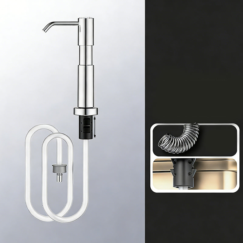 🔥LAST DAY 70% OFF🔥 Quick-Install Kitchen Sink Soap Dispenser – Direct-Draw Tube, Upgraded Power Pump – Tool-Free Install, 360° Swivel Spout – Fits Most Sinks! 🧼✨