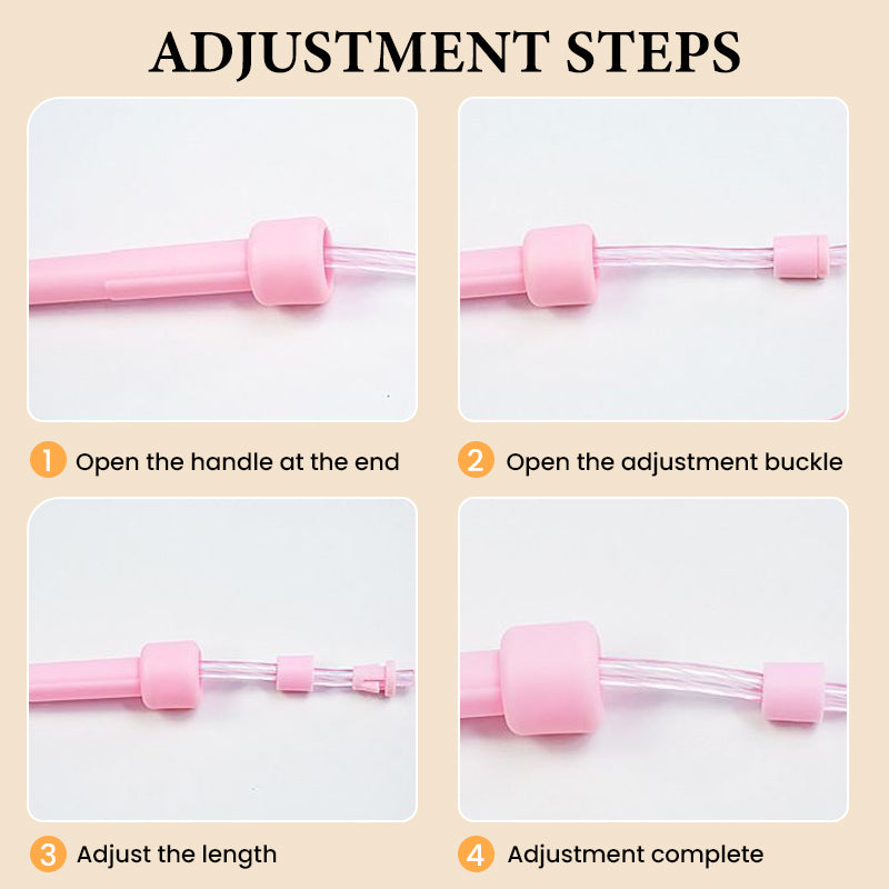 🌟✨ LED light-up jump rope – With 3 adjustable modes and shockproof design for long-lasting fun! 💡🏃‍♀️ Perfect for outdoor activities, sustainable with rechargeable battery. 🌿