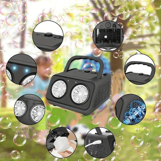 🎈【Handheld Bubble Machine】— Just one press, and the sky is filled with rainbow bubbles! 🫧🌈