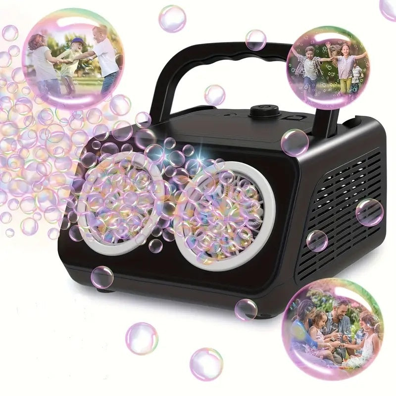 🎈【Handheld Bubble Machine】— Just one press, and the sky is filled with rainbow bubbles! 🫧🌈