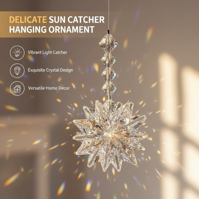 🔥2026 New Arrival🔥 Delicate Sun Catcher Hanging Ornament
