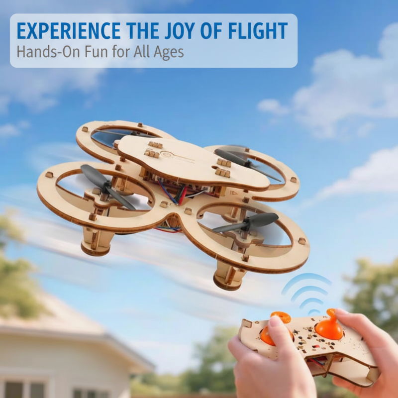 ✈️Kids DIY Wooden Drone Building Kit 🎁💥