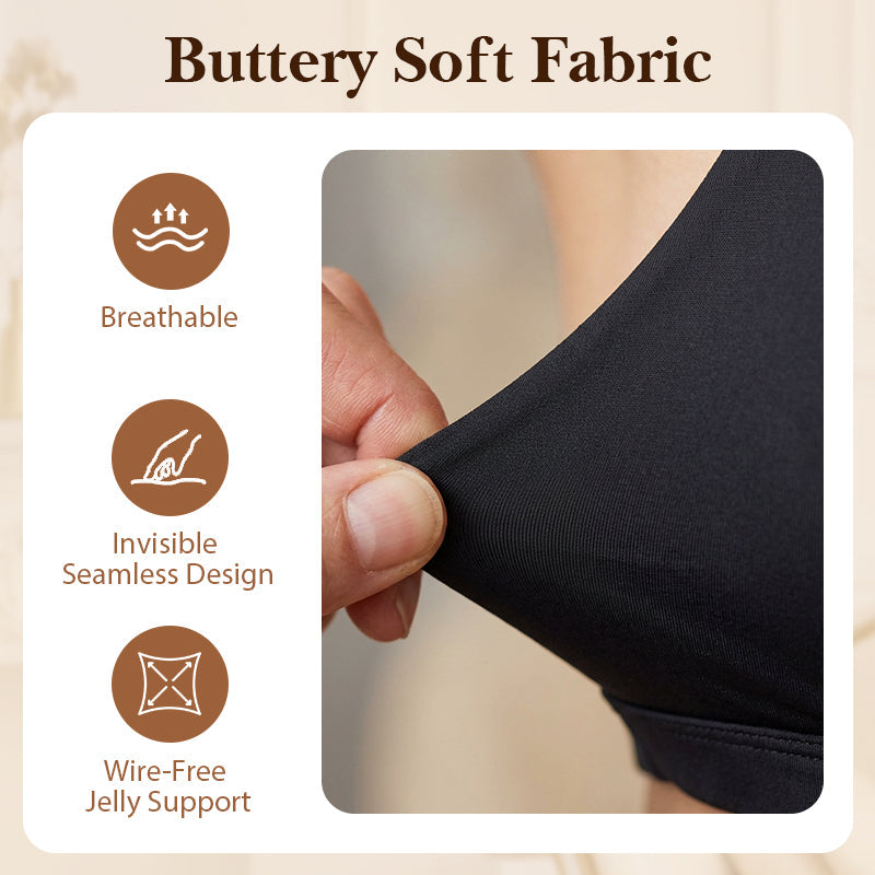 💞Women's Wire-Free Jelly Support Triangle Bralette