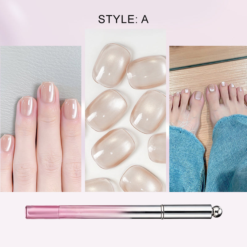 📢📢Buy 1 Get 1 Free!⏰All-in-One Cat Eye Nail Gel Pen – Get a hypnotic cat-eye effect in one stroke! Magnetic gel, lasting shine, salon magic at home. 🖤🌌