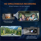 📸 3-Channel 1080P Dash Cam with WiFi🚗