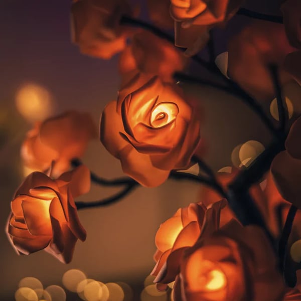 📢📢49% OFF!!⏰🌹Rose Flower Design Tree Night Light🌟
