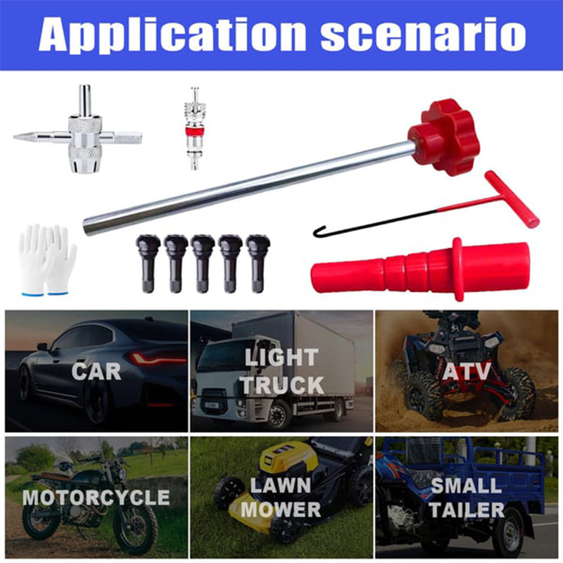 📢📢50% OFF !! ⏰ Quick Change Car Tire Valve Tool Kit – Fast, Easy & Hassle-Free ✨