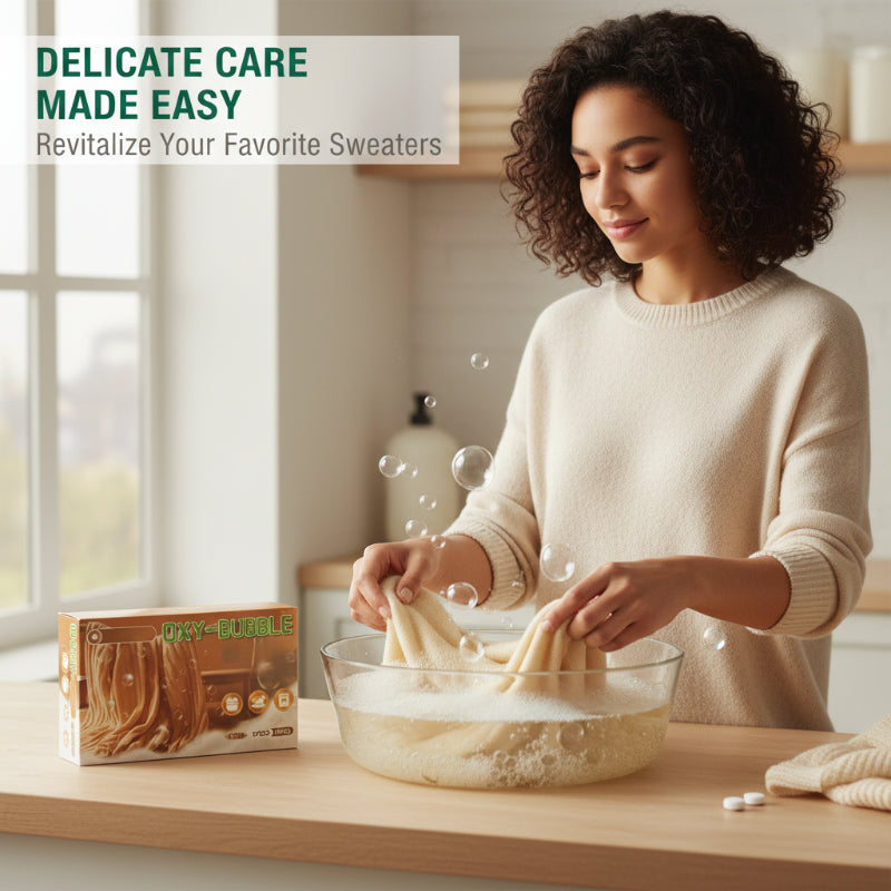 🧶 BUY 2 GET 1 FREE! ⚗️ Sweater Revive tablets – prevents shrinkage, restores softness, and is safe for colors 🧺