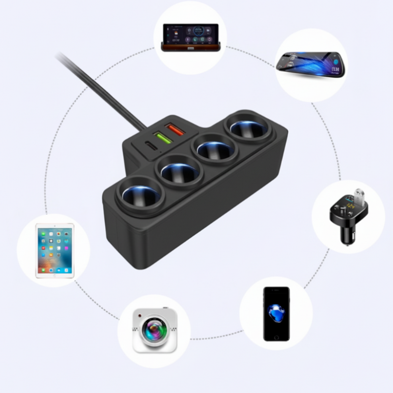 ⏳Limited time special offers⏰ - 7-in-1 cigarette lighter adapter