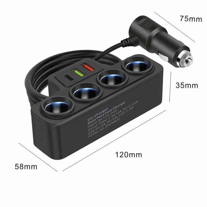 ⏳Limited time special offers⏰ - 7-in-1 cigarette lighter adapter