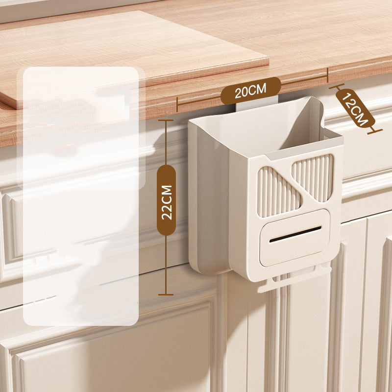 🥳2026 HOT SALE🥳💞10K+ SOLD! 🗑️🎁 50% OFF! Folding Hanging Trash Can – From £5.99! No-bend foldable design, strong base & scraper clasp. Eco-friendly kitchen essential – stock up & save! 🍃✅