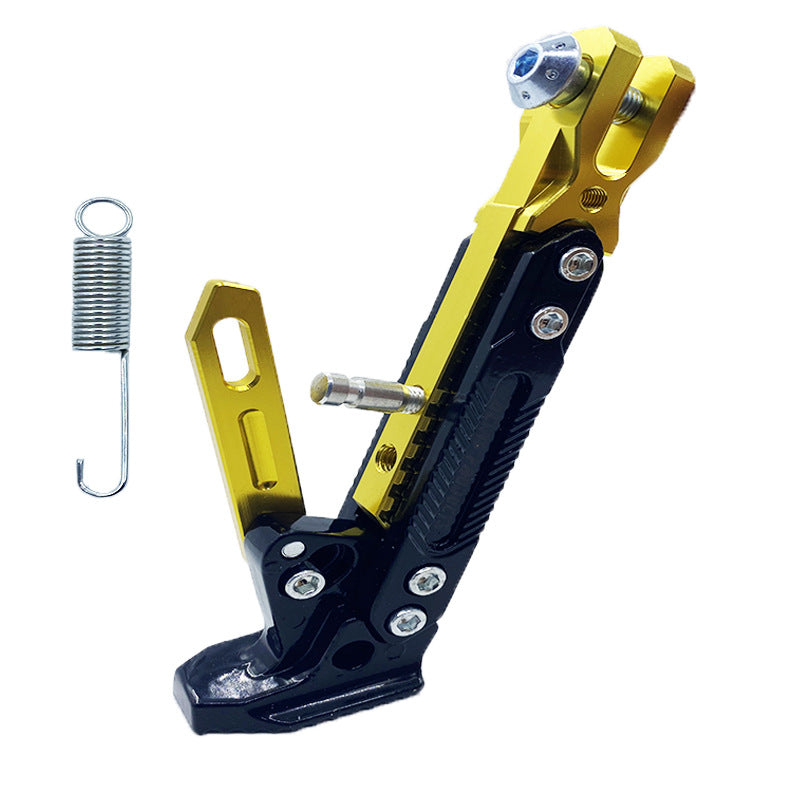 🏍️ Universal adjustable side stand for motorcycles – Fits all models, safe parking! 💪