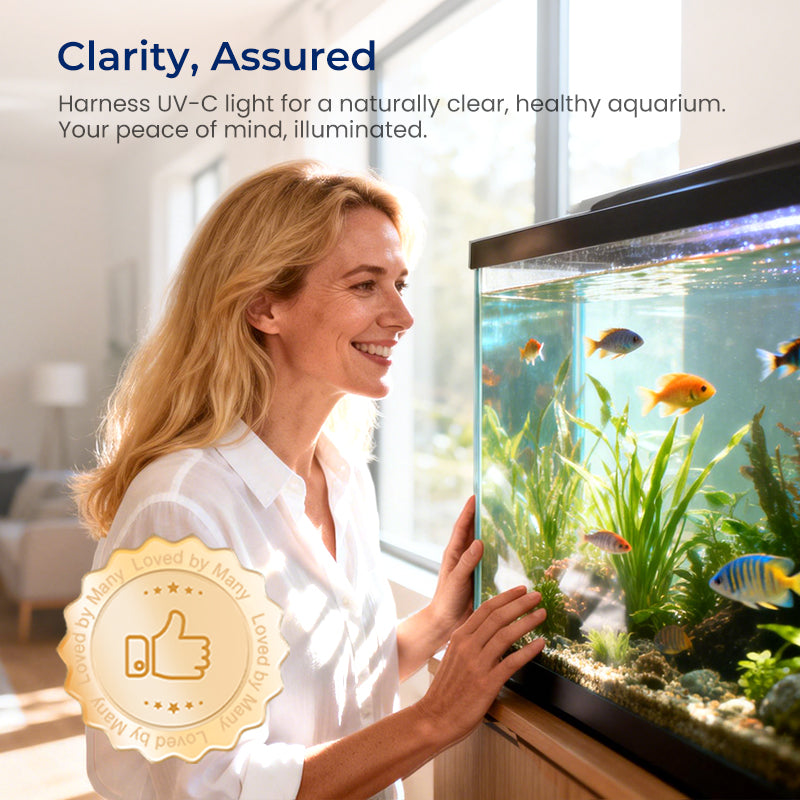 Submersible UV Sterilizer Lamp with Timer for Aquarium