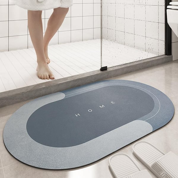 🔥Water Absorbent Mat, Quick Drying Bathroom Mat, Soft Comfortable Bathroom Rug, Bathroom Accessories for Home Bathroom
