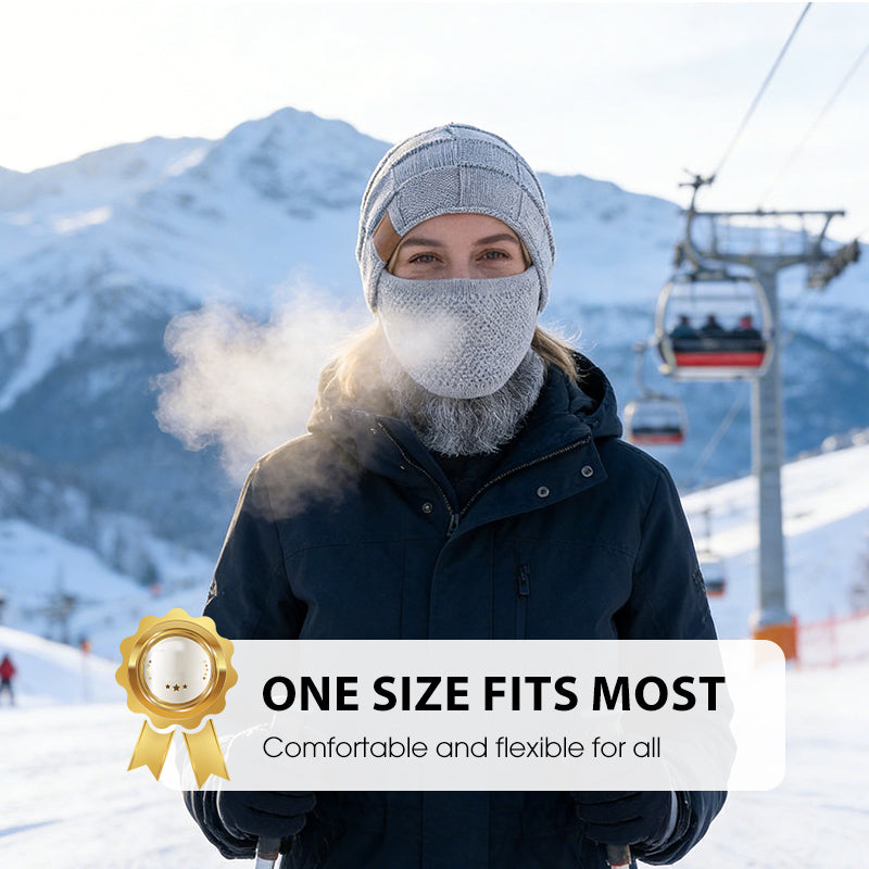 🧣 50% OFF! 🎩 Winter Beanie with Face Cover – Warm, Face Protection & Ultimate Comfort ❄️