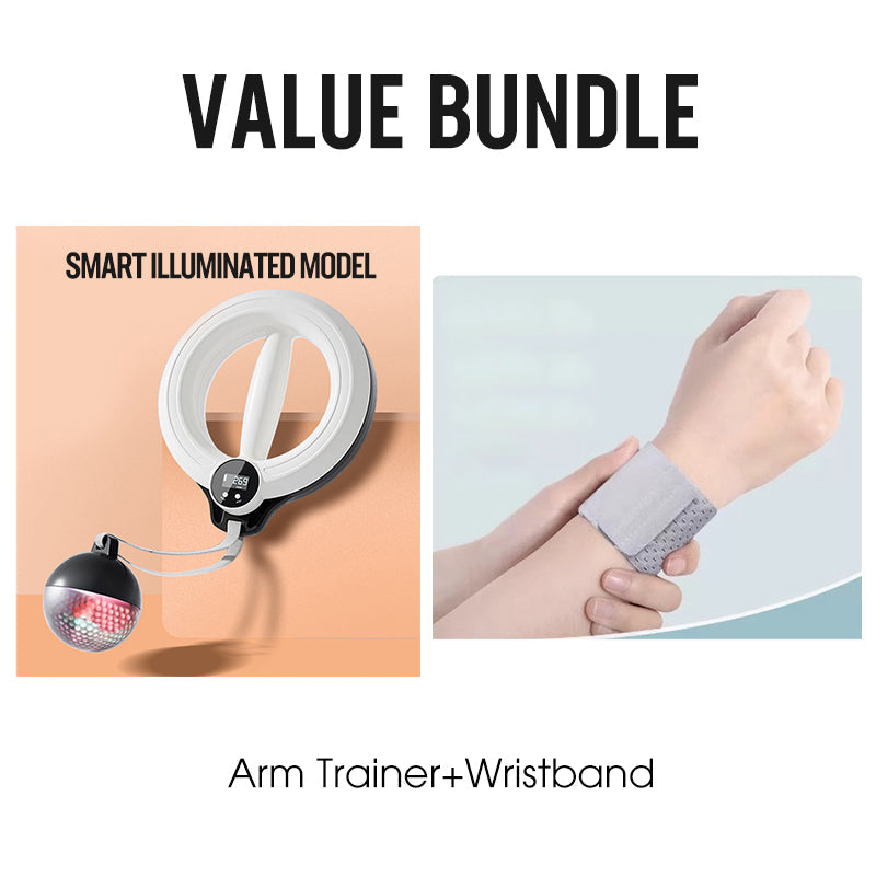 🔥2026 New Arrival🔥 360° Hand Crank Arm & Forearm Trainer with Smart Counter
