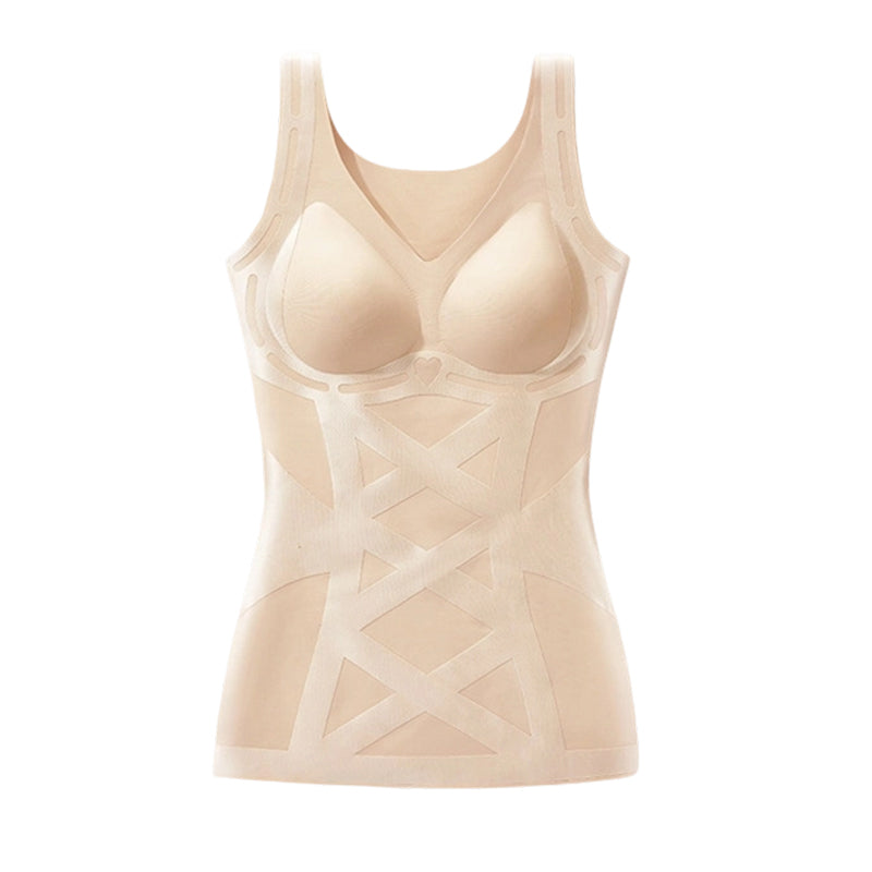 💃✨ Seamless shaping top with integrated bra – invisible support, stunning silhouette! ✨👙 Perfect for everyday wear and sports. Soft, breathable, sustainable. Your new favourite basic.
