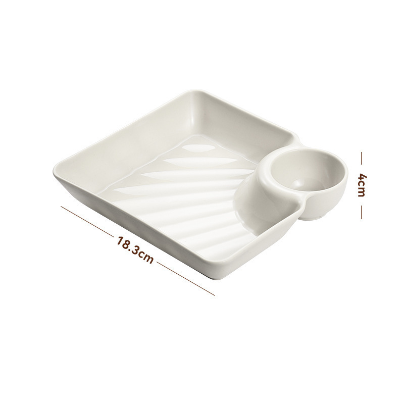 🥳HOT SALE🥳💞50K+ SOLD! Dip Plate – From £5.99! 2-in-1 design, food-grade & non-slip. Fresh, tidy meals – grab yours! ✅