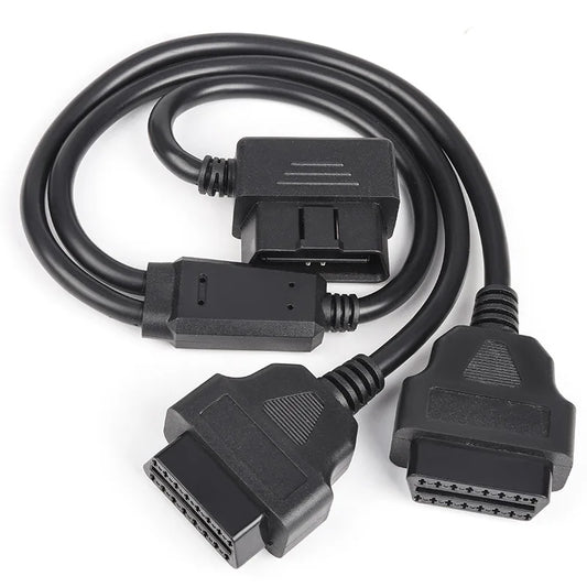 OBD2 Splitter 16Pin 60CM - Male to Dual Female
