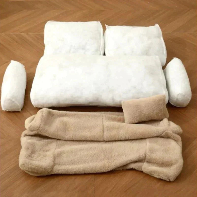 🔥Promotion - 50% OFF🔥 ✨Plush, soothing pet sofa with removable cover🛋️