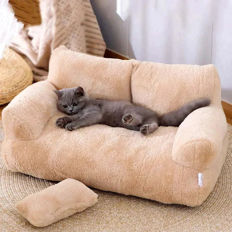 🔥Promotion - 50% OFF🔥 ✨Plush, soothing pet sofa with removable cover🛋️