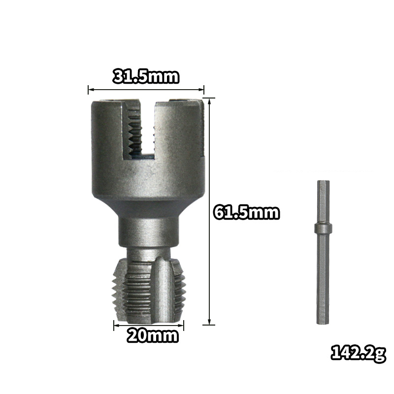 🔧DAMAGED PIPE THREADS? FIX IT FAST!🔧 Threading Tool – Clean & Rethread, Heat-Treated Steel, Durable – For DIY & Pros! 🚰