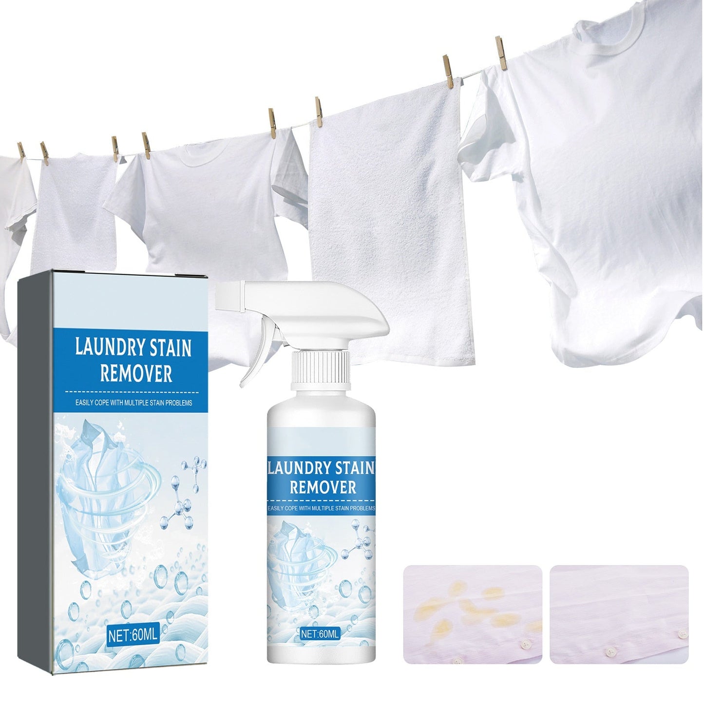 🔥Buy 2 Get 1 Free🔥Powerful Laundry Stain Remover Spray