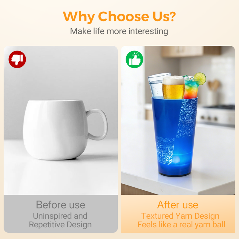 🥤Water-activated LED light-up cup with straw – For parties, bars & events✨