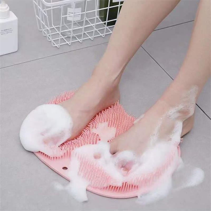 🚿 Shower Foot & Back Scrubber with Massage Pad – Dual-sided, non-slip & easy to use – Deep clean & refresh in every shower ✨