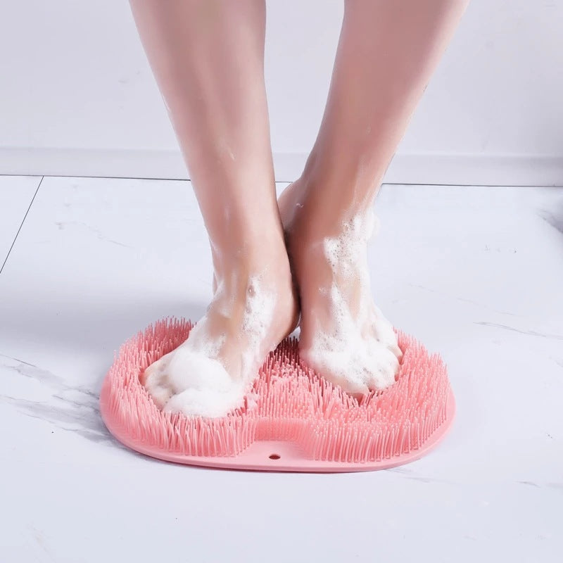 🥳HOT SALE🥳💞10K+ SOLD! Shower Scrubber – BUY 2 GET 1 FREE! Dual-sided, non-slip & massage pad. Deep clean – grab yours! ✅