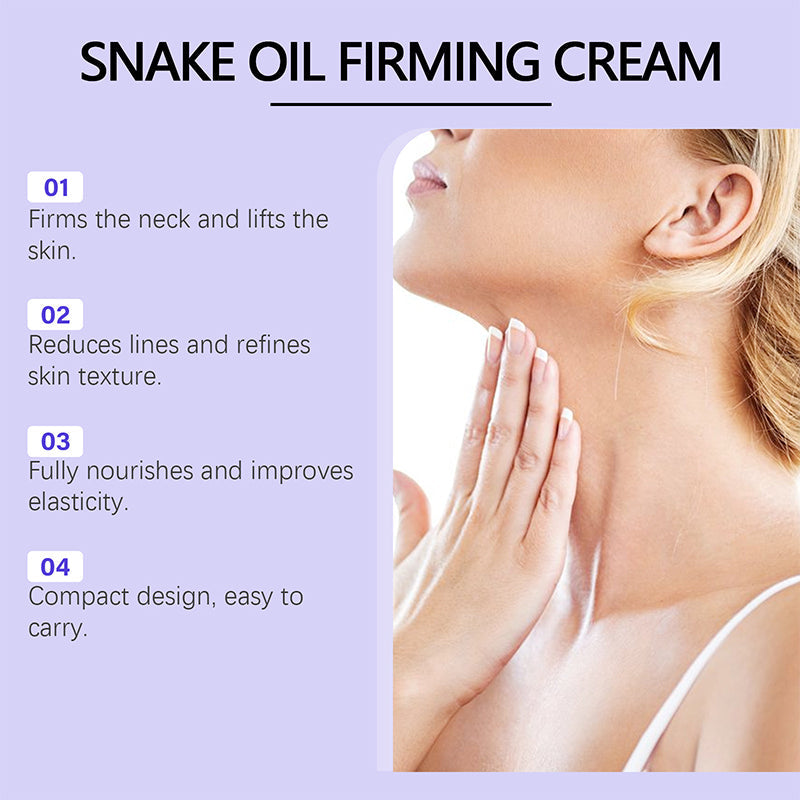 💘Valentine's Day Offer: 50% Off!💜Moisturising & Smoothing Neck Cream – Firm Skin with Snake Oil & Retinol!