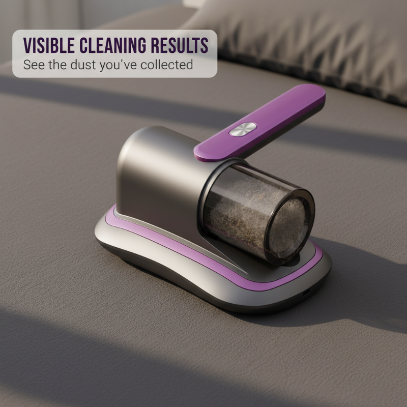 👍👍Multifunctional, anti-mite, cordless portable UV vacuum cleaner🌿 Allergy tested: 🛏️ The HF device eliminates dust mites in mattresses and carpets.